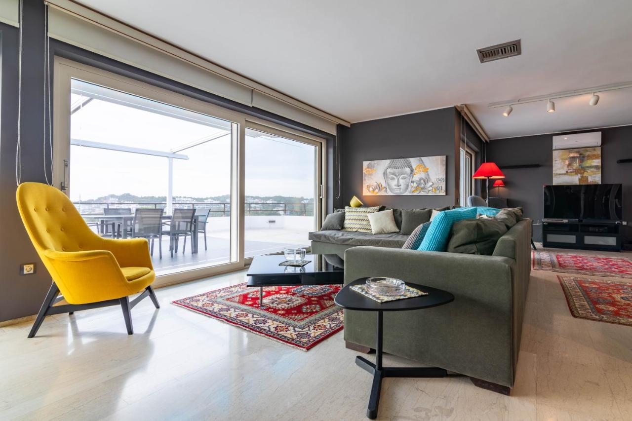 Sunlight House - Palatial Fully Equipped Apartment Near The Sea Athen Eksteriør billede